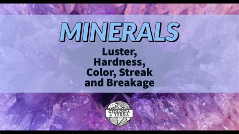 testing minerals hardness color and luster|identification of mineral properties.